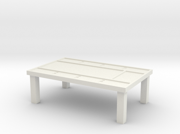DnD Table in White Natural Versatile Plastic