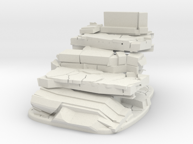 highway Type C terrain model in White Natural Versatile Plastic