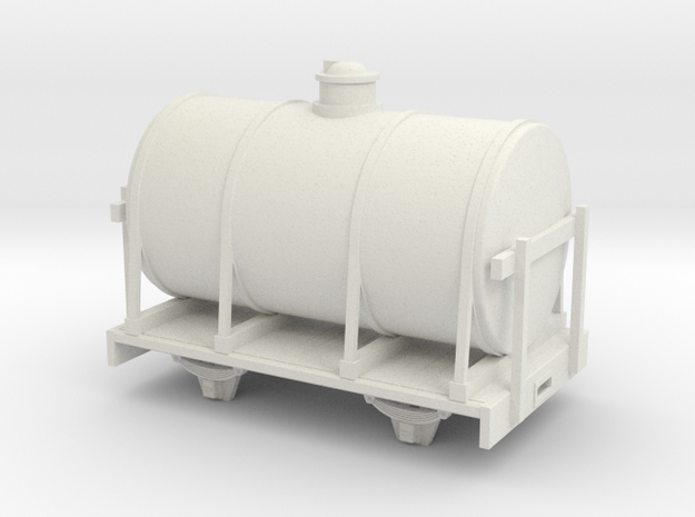 1:32/1:35 tank wagon long in White Natural Versatile Plastic