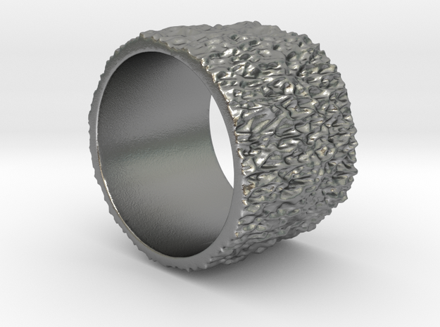 Mesh042 Ring in Natural Silver