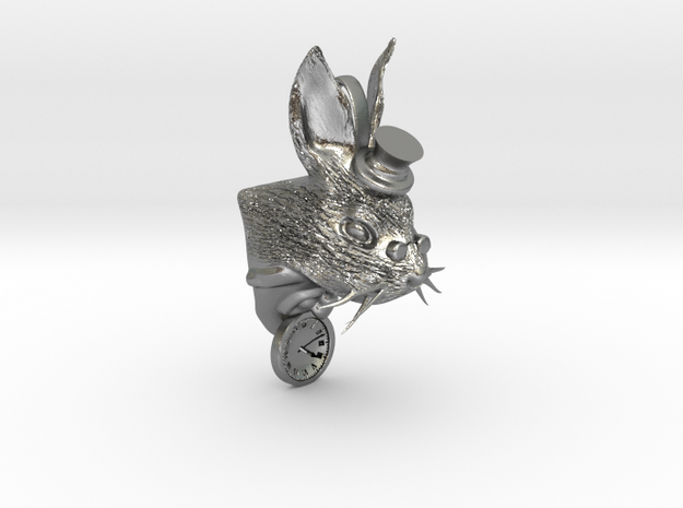 Rabbit in Natural Silver