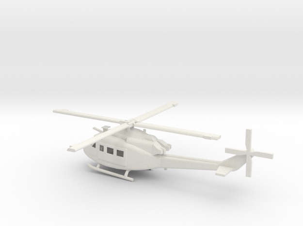 1/87 Scale UH-1Y Model  in White Natural Versatile Plastic