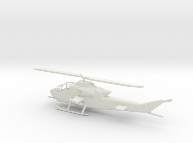 1/87 Scale Cobra AH-1F  in White Natural Versatile Plastic