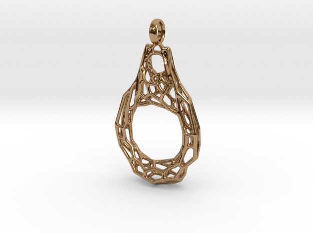 Pendant Mesh 10  in Polished Brass
