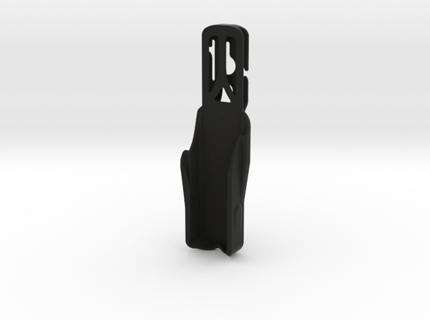 Leatherman Wave Holster, Drop design in Black Natural Versatile Plastic: Medium