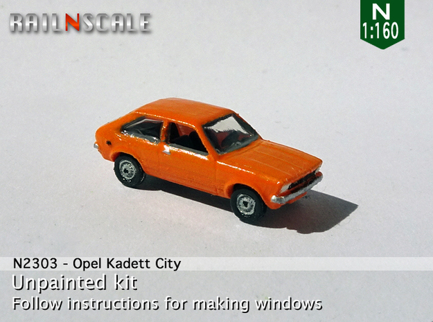 Opel Kadett City (N 1:160) in Tan Fine Detail Plastic