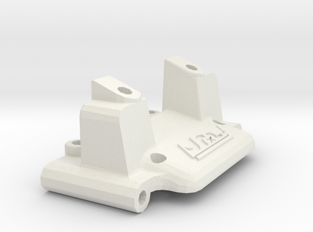losi jrx2 front bulkhead  in White Natural Versatile Plastic