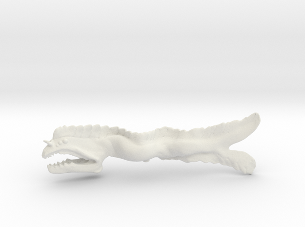 Omni Scale Monster Ancient Moray Eel of Space MGL in White Natural Versatile Plastic