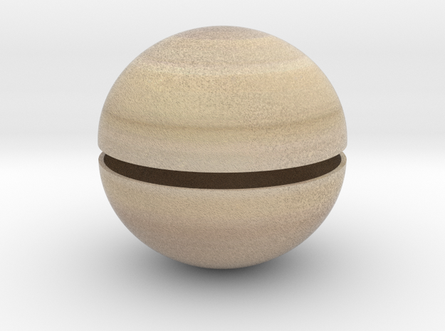 Saturn (Bifurcated) 1:1 billion in Full Color Sandstone