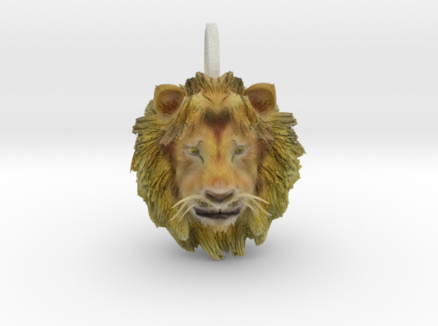 Lion in Full Color Sandstone