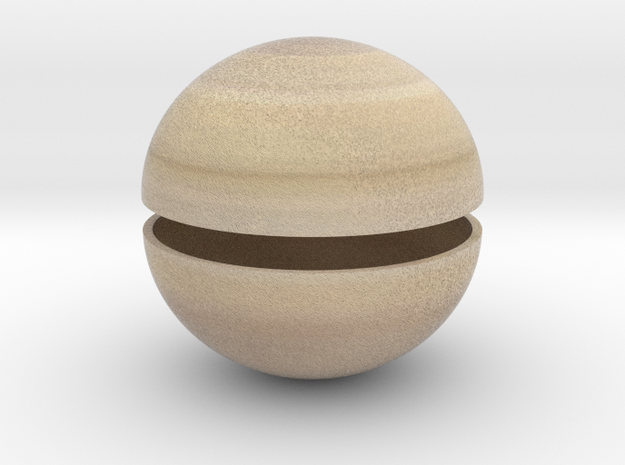 Saturn (Bifurcated) 1:1.5 billion in Full Color Sandstone