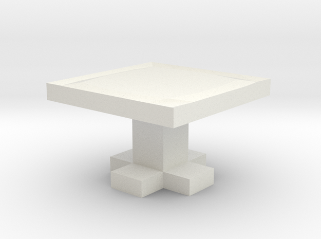 table in White Natural Versatile Plastic