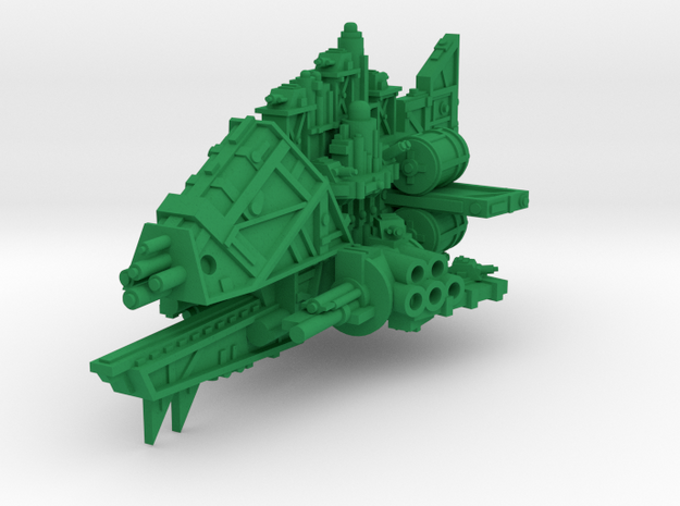 Terrorizer Cruiser (Cannons) in Green Processed Versatile Plastic