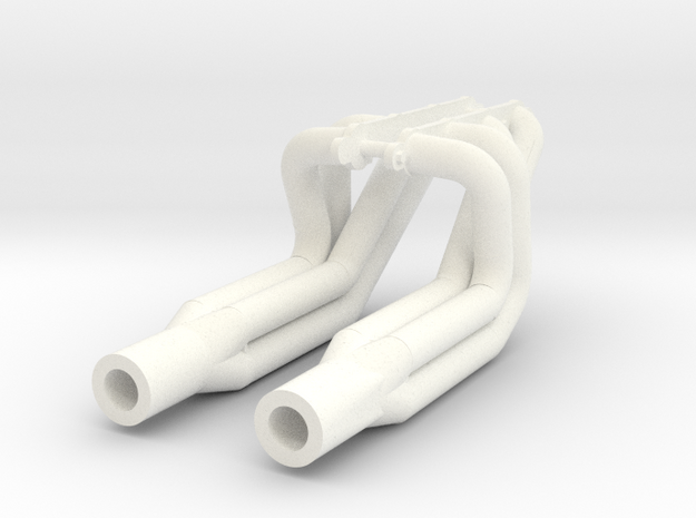 LS3 Headers Long Pipe 1/12 in White Processed Versatile Plastic