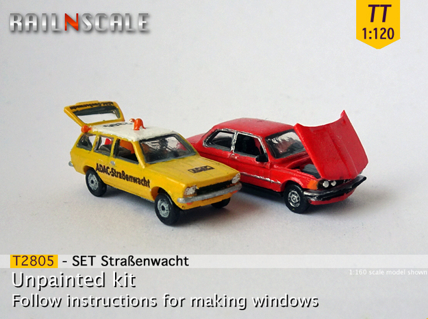SET Straßenwacht (TT 1:120) in Tan Fine Detail Plastic