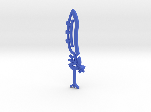 Spider Kingslayer thin! in Blue Processed Versatile Plastic