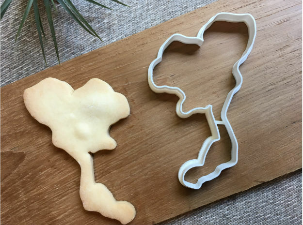 thaimap-cookiecutter in White Natural Versatile Plastic: Small