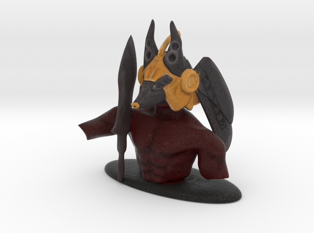 Anubis for chess in Full Color Sandstone