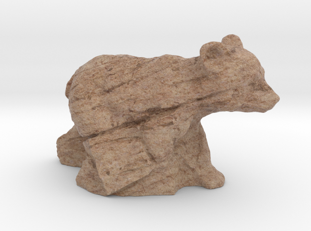 1/2" Bear Cub in Full Color Sandstone