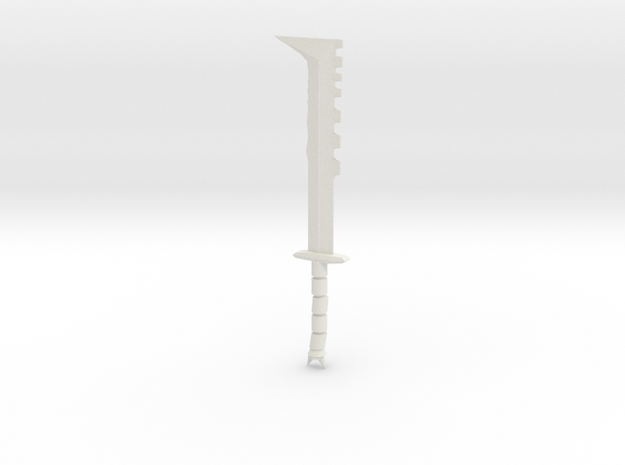 orc sword 2 in White Natural Versatile Plastic