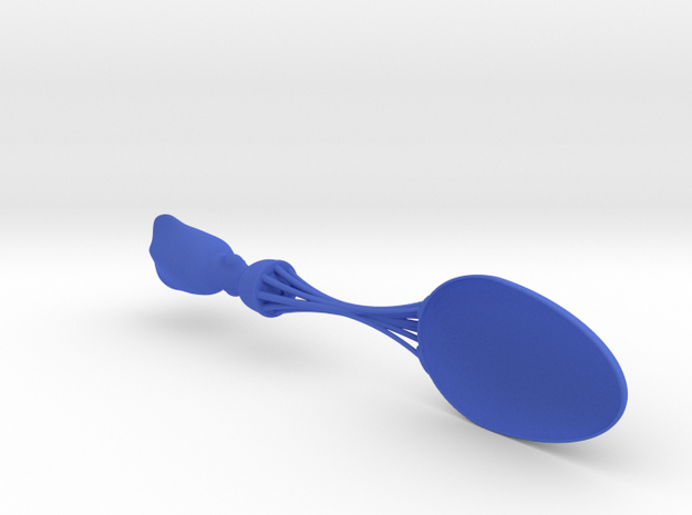 Giant Squid Spoon in Blue Processed Versatile Plastic