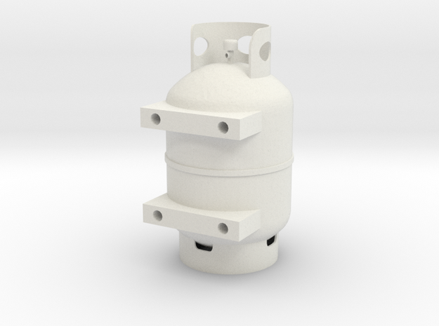 RBRC propane tank  in White Natural Versatile Plastic