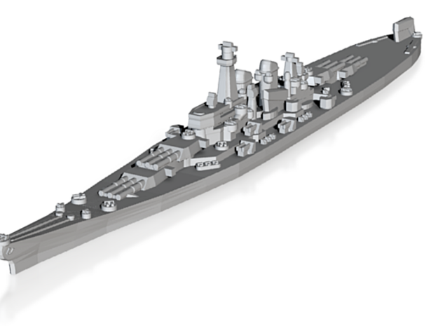 Montana class battleship 1/4800 in Tan Fine Detail Plastic