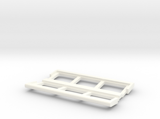 OO Gauge Platform Canopy in White Processed Versatile Plastic