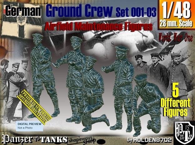 1/48 German Ground Crew SET001-03