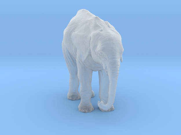 ho_scale_elephant_H in Tan Fine Detail Plastic