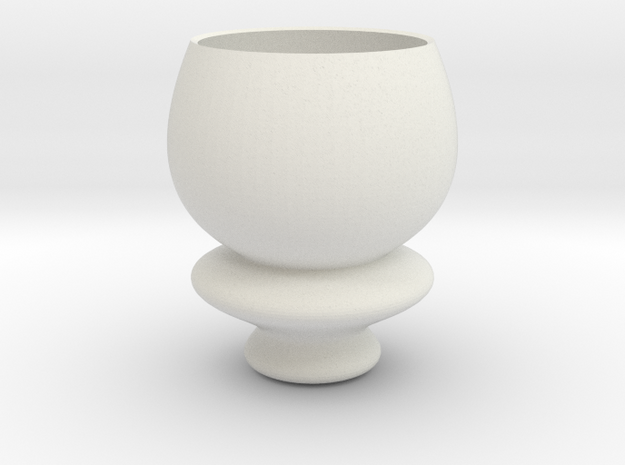 BIG vase in White Premium Versatile Plastic: Large