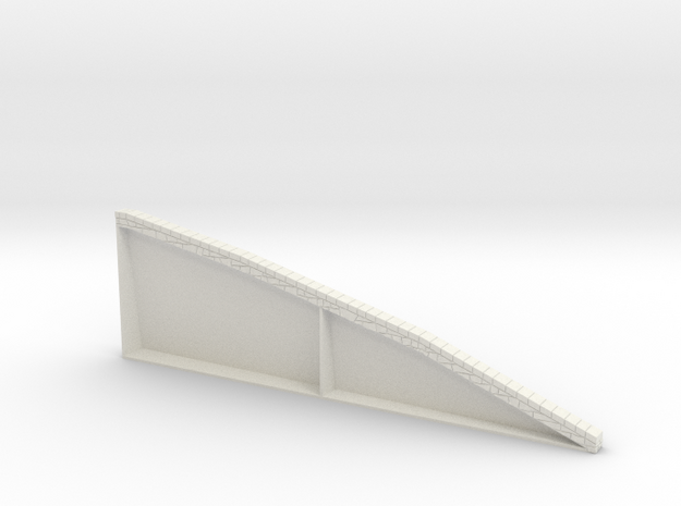 HOF080 - Lower counterscarp wall in White Natural Versatile Plastic