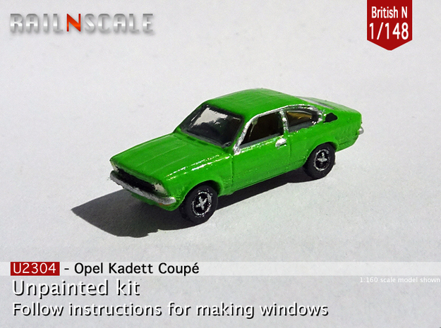 Opel Kadett Coupé (British N 1:148) in Smoothest Fine Detail Plastic