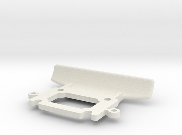 losi mini front bumper jrx2 in White Natural Versatile Plastic