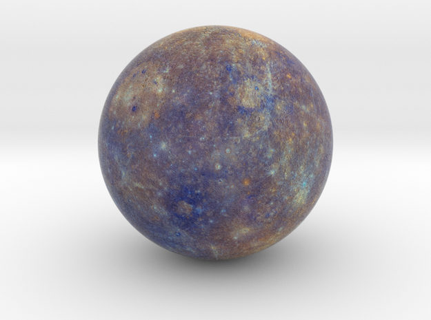 Mercury, Enhanced Color 1:150 million in Natural Full Color Sandstone
