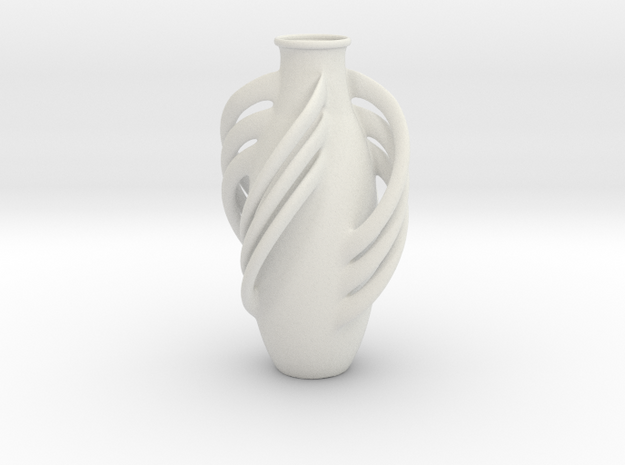 Vase 3532 Redux in White Natural Versatile Plastic