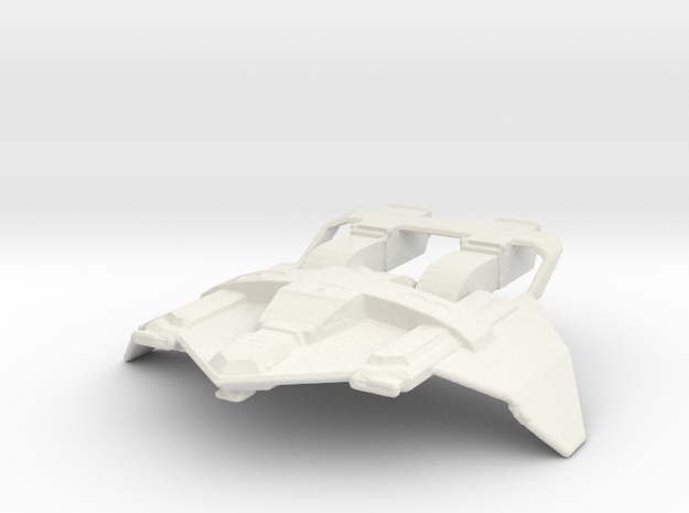 Federation Fighter in White Natural Versatile Plastic