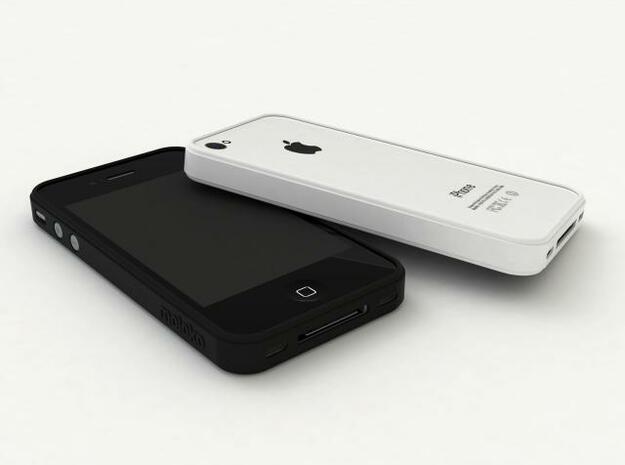 incredible bumper iPhone 4 GSM in White Natural Versatile Plastic