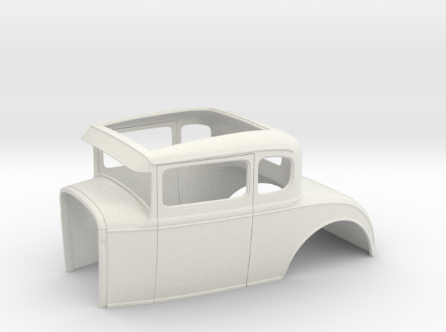 1/16  '30 Ford coupe, 2.5" chop in White Natural Versatile Plastic