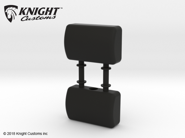 VP10004 Origin Seat headrests in Black Natural Versatile Plastic