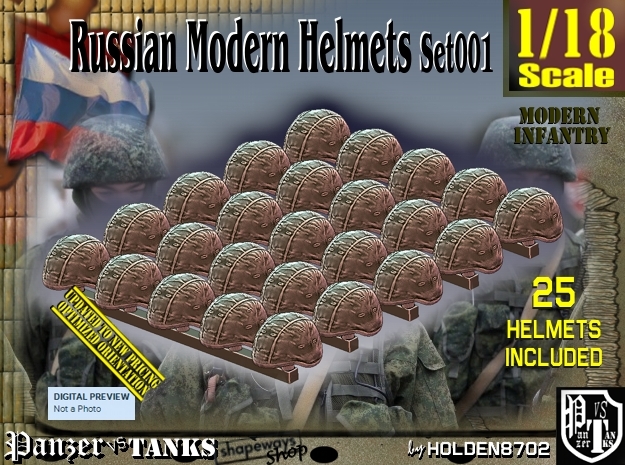 1/18 Russian 6b27 Helmet Set001