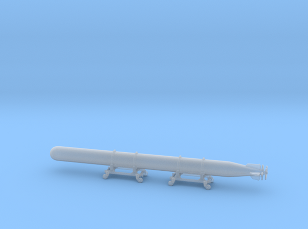 1/200 IJN Type 93 Long Lance Torpedo in Tan Fine Detail Plastic