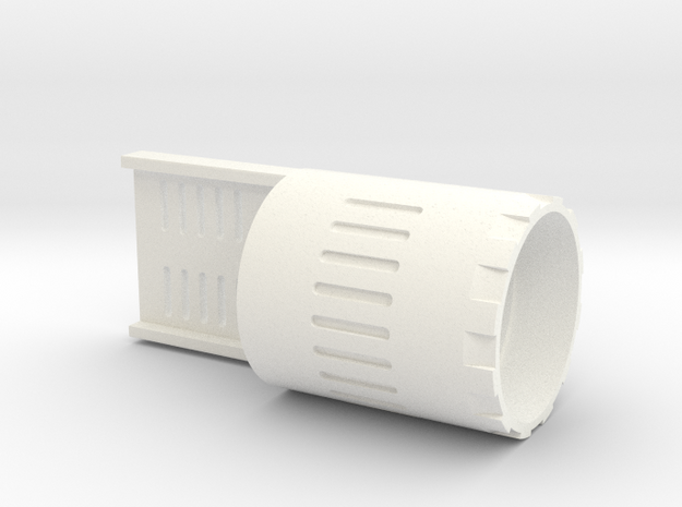89 Qui-Gon Speaker Holder in White Processed Versatile Plastic