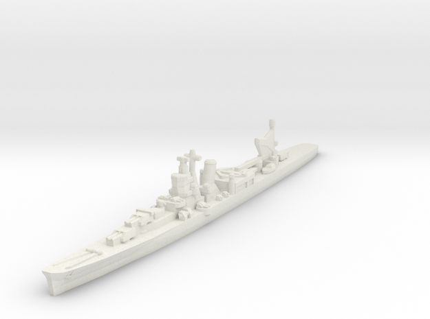 Agano cruiser 1/1800 in White Natural Versatile Plastic