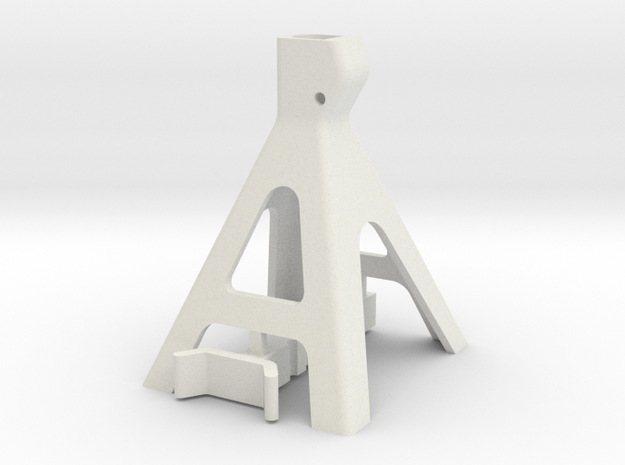 JaBird RC 10th Scale Jack Stand in White Natural Versatile Plastic
