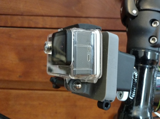 Brompton GoPro Mount in White Natural Versatile Plastic