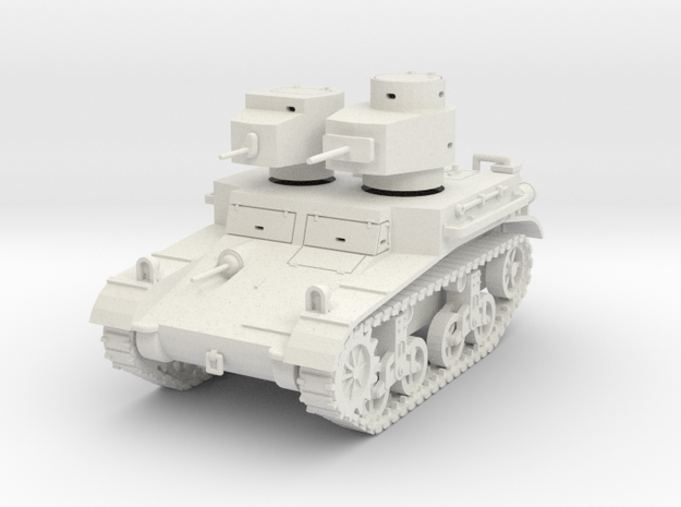 PV42F M2A2 "Mae West" Light Tank (1/35) in White Natural Versatile Plastic