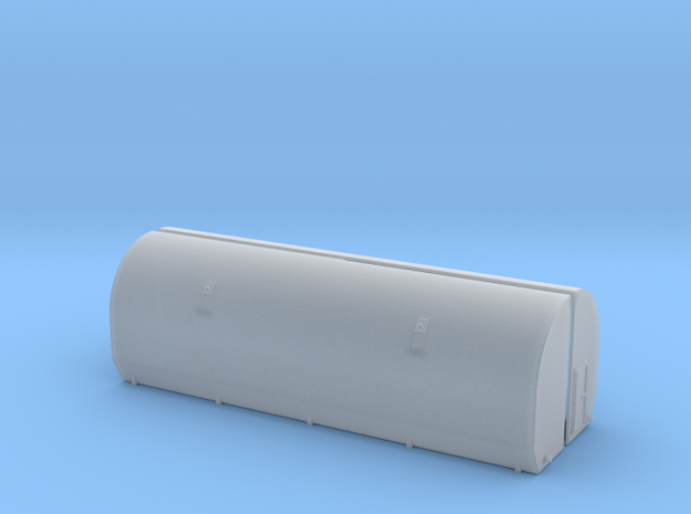 N scale 1/160 SRB Clamshell halves in Smooth Fine Detail Plastic