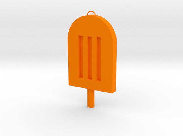 Popsicle in Orange Processed Versatile Plastic