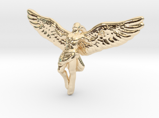 icarus 2.5 cm / 1 inch in 14k Gold Plated Brass